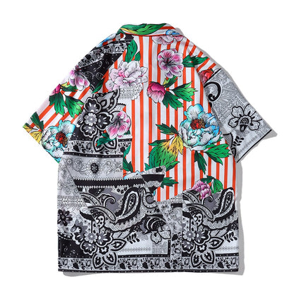 "Light Weight" Unisex Men Women Streetwear Graphic Button Shirt - Street King Apparel