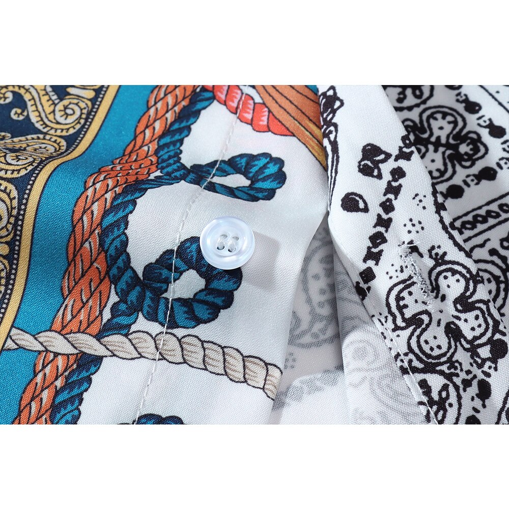 "Light House" Unisex Men Women Streetwear Graphic Button Shirt - Street King Apparel