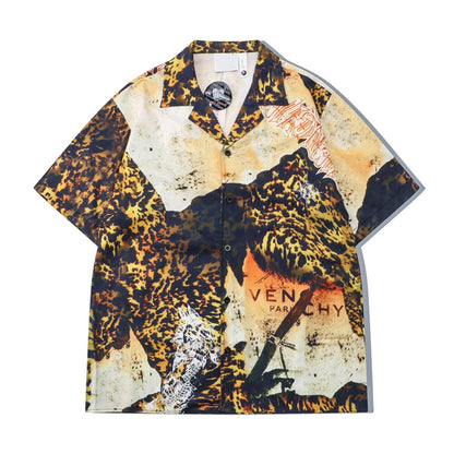 "Tyson" Unisex Men Women Streetwear Graphic Button Up Shirt - Street King Apparel
