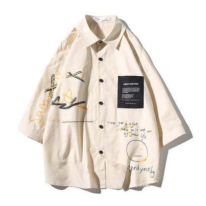 "High Table" Traditional Men Women Streetwear Collared Shirt - Street King Apparel