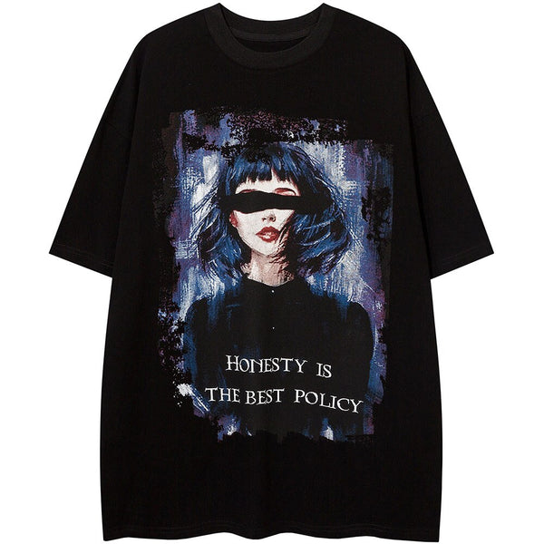 "Honestly" Unisex Men Women Streetwear Graphic T-Shirt - Street King Apparel