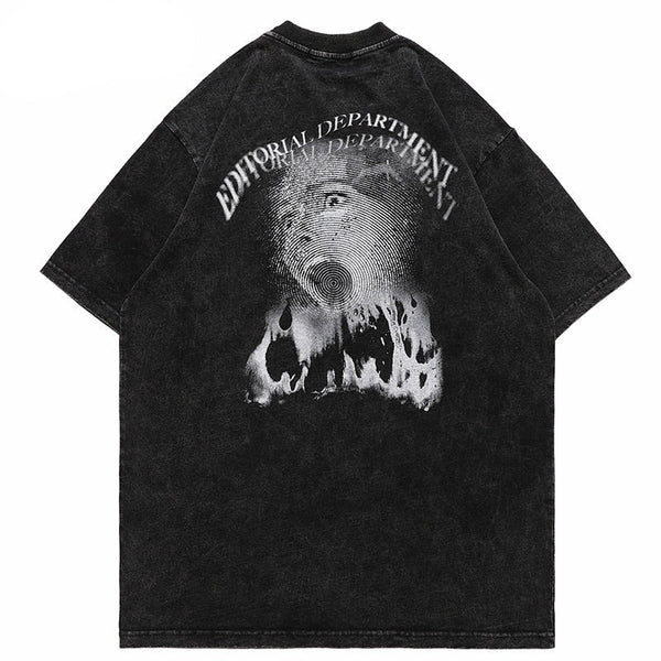 Street King Apparel "Burning Up" Unisex Men Women Streetwear Graphic T-Shirt - Street King Apparel