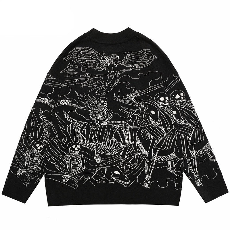 "Dead Army" Unisex Men Women Streetwear Graphic Sweater - Street King Apparel