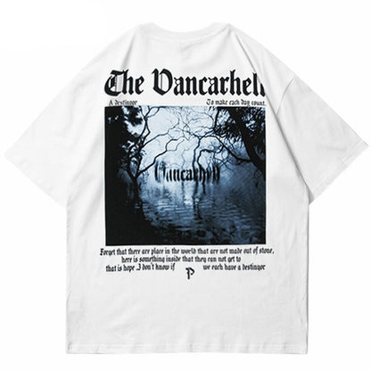 "Wondering Lake" Unisex Men Women Streetwear Graphic T-Shirt - Street King Apparel