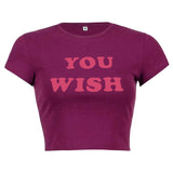 "Make A Wish" Vintage Women Streetwear Graphic T-Shirt - Street King Apparel