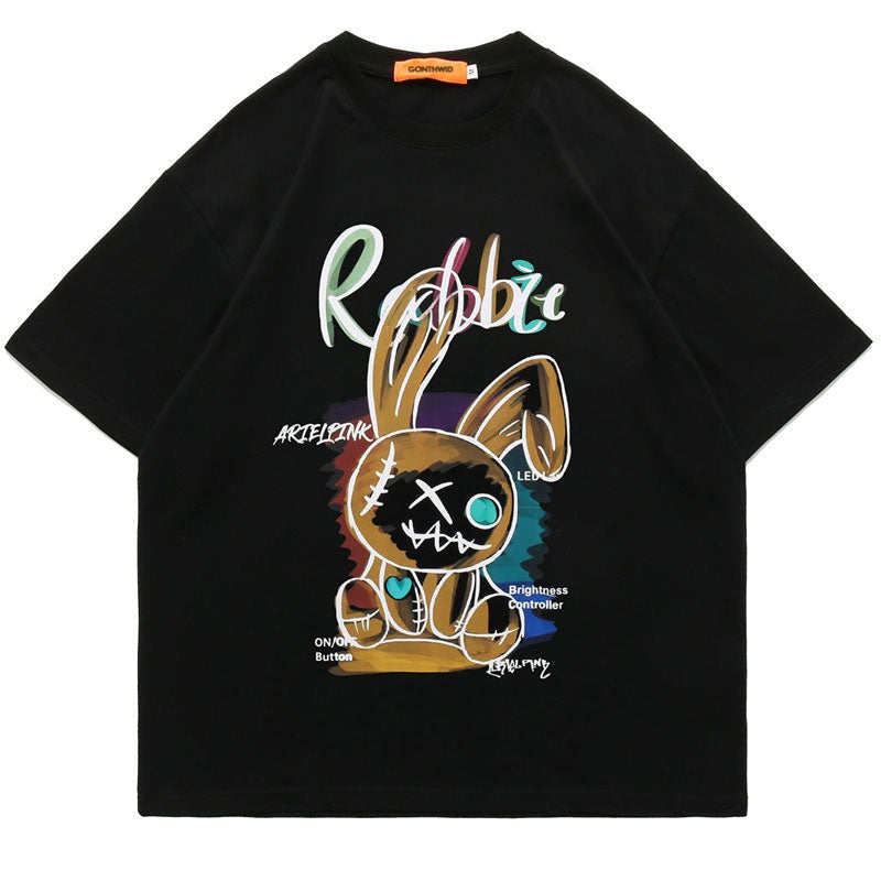 Street King Apparel "Bunny Run" Unisex Men Women Streetwear Graphic T-Shirt - Street King Apparel