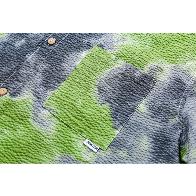 "Green Beach" Unisex Men Women Streetwear Graphic Shirt - Street King Apparel