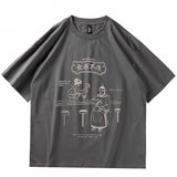 "Kitchen Table" Unisex Men Women Streetwear Graphic T-Shirt - Street King Apparel