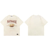 "Vintage Rose" Unisex Men Women Streetwear Graphic T-Shirt - Street King Apparel