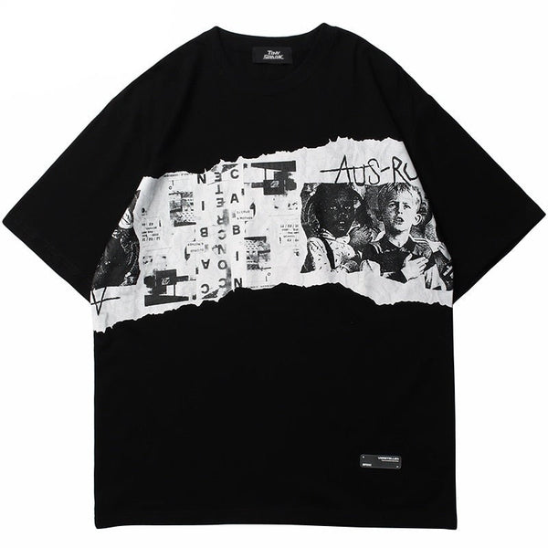 "Straight Face" Unisex Men Women Streetwear Graphic T-Shirt - Street King Apparel