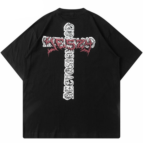"Godless" Unisex Men Women Streetwear Graphic T-Shirt - Street King Apparel