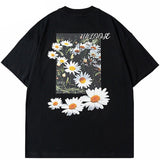 "Flower Time" Unisex Men Women Streetwear Graphic T-Shirt - Street King Apparel