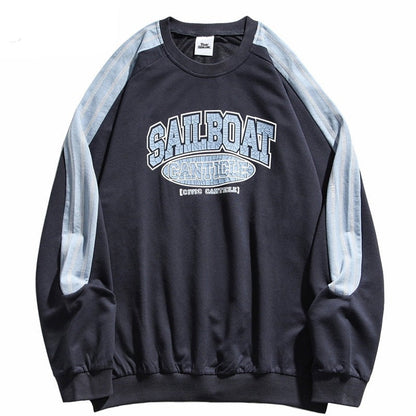 "On The Sail Boat" Unisex Men Women Streetwear Graphic Sweatshirt - Street King Apparel