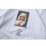 "Virgin Mary" Unisex Men Women Streetwear Graphic T-Shirt - Street King Apparel