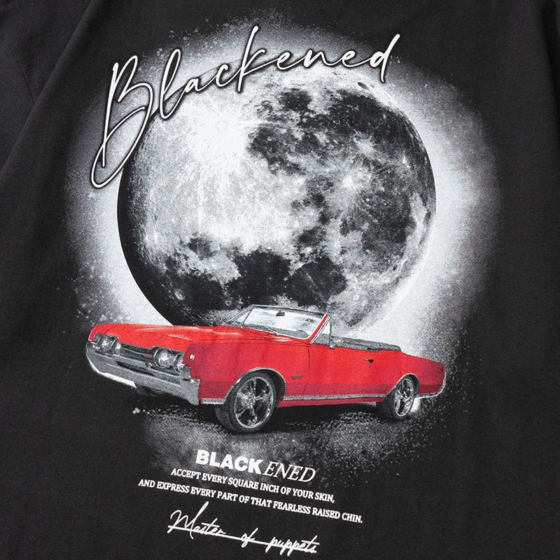 "Landed On Moon" Unisex Men Women Streetwear Graphic T-Shirt - Street King Apparel