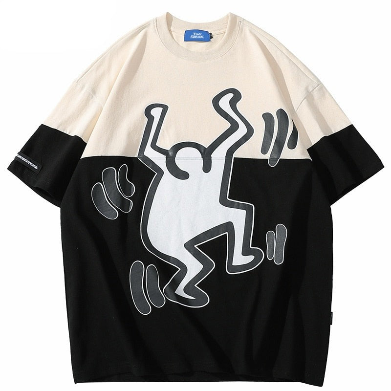 "Stupid Dance" Unisex Men Women Streetwear Graphic T-Shirt - Street King Apparel