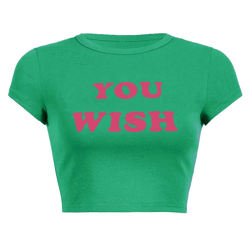 "Make A Wish" Vintage Women Streetwear Graphic T-Shirt - Street King Apparel