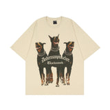 "Doberman" Men Women Streetwear Unisex Graphic T-Shirt - Street King Apparel