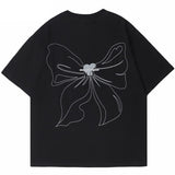 Street King Apparel "Bowknot Butterfly" Unisex Men Women Streetwear Graphic T-Shirt - Street King Apparel