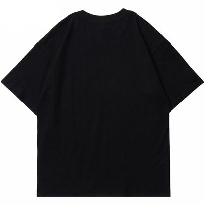 "Dark Ghost" Unisex Men Women Streetwear Graphic T-Shirt - Street King Apparel