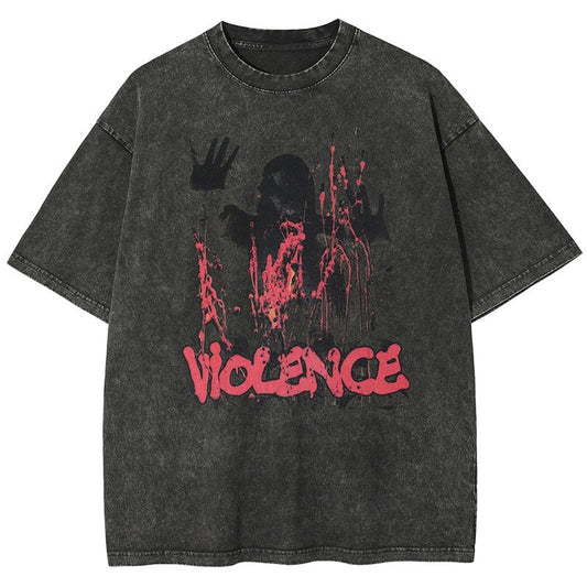 "No Violence" Unisex Men Women Streetwear Graphic T-Shirt - Street King Apparel