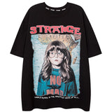 "Strangers Outside" Unisex Men Women Streetwear Graphic T-Shirt - Street King Apparel