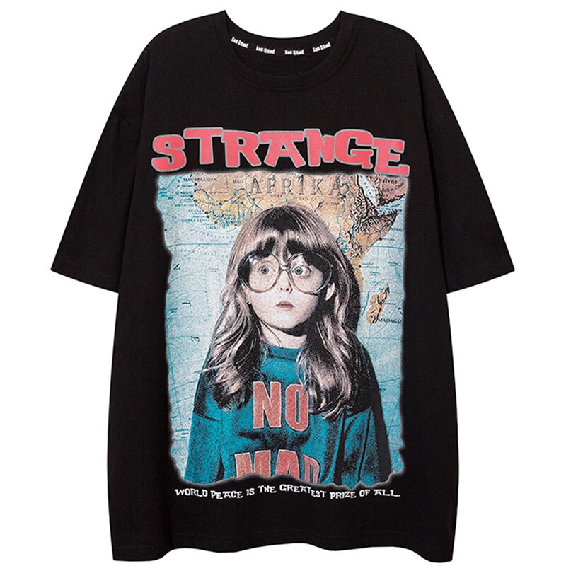 "Strangers Outside" Unisex Men Women Streetwear Graphic T-Shirt - Street King Apparel