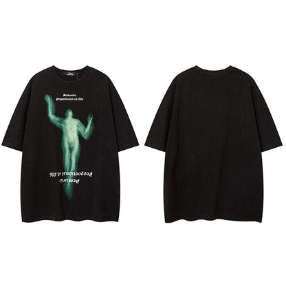 "Washed Away" Unisex Men Women Streetwear Graphic T-Shirt - Street King Apparel