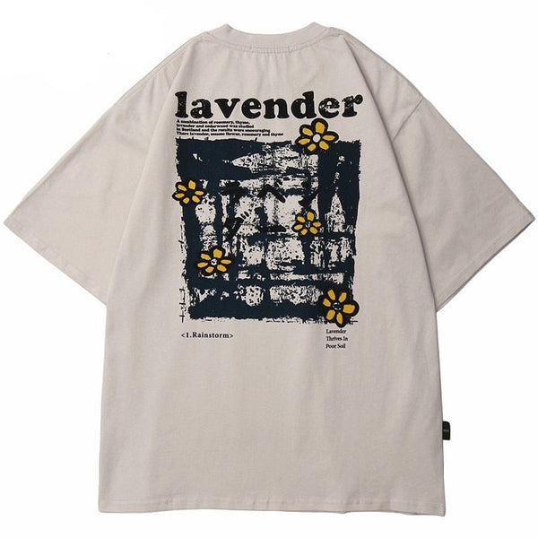 "Yellow Garden" Unisex Men Women Streetwear Graphic T-Shirt - Street King Apparel