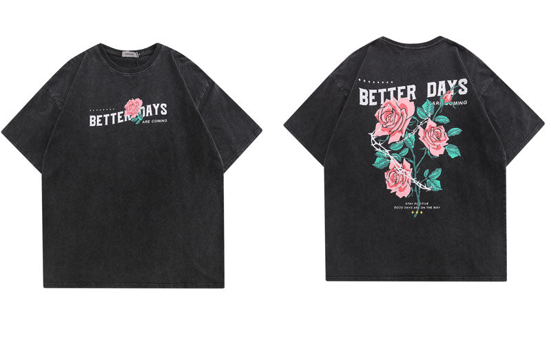 Street King Apparel "Better Days" Men Women Streetwear Unisex Graphic T-Shirt - Street King Apparel