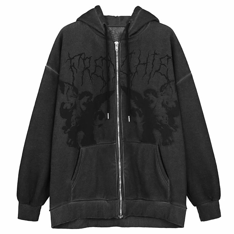 "New Society" Unisex Men Women Streetwear Graphic Hoodie - Street King Apparel
