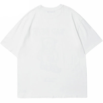 "Straight Face" Unisex Men Women Streetwear Graphic T-Shirt - Street King Apparel