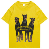 "Doberman" Men Women Streetwear Unisex Graphic T-Shirt - Street King Apparel