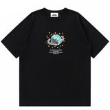 "World Globe" Unisex Men Women Streetwear Graphic T-Shirt - Street King Apparel