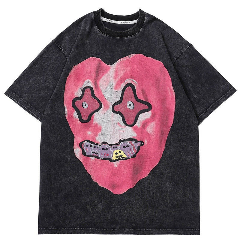 Street King Apparel "Candy Heart" Men Women Streetwear Unisex Graphic T-Shirt - Street King Apparel