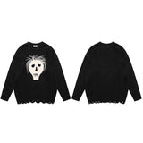 "Falling Hair" Unisex Men Women Streetwear Graphic Sweater - Street King Apparel