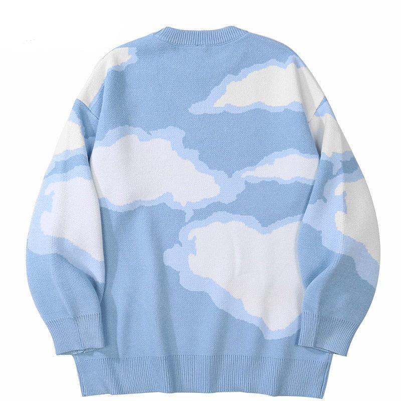 Street King Apparel "Cloudy Days" Unisex Men Women Streetwear Graphic Sweater - Street King Apparel