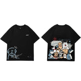 Street King Apparel "Cartoon Wolfe" Unisex Men Women Streetwear Graphic T-Shirt - Street King Apparel