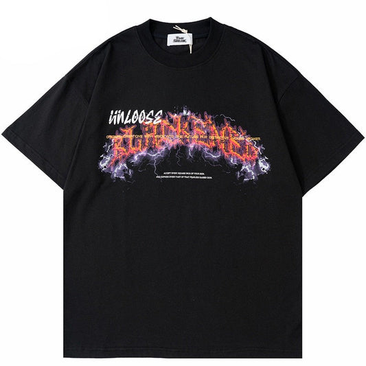 "Illusion Lighting" Unisex Men Women Streetwear Graphic T-Shirt - Street King Apparel