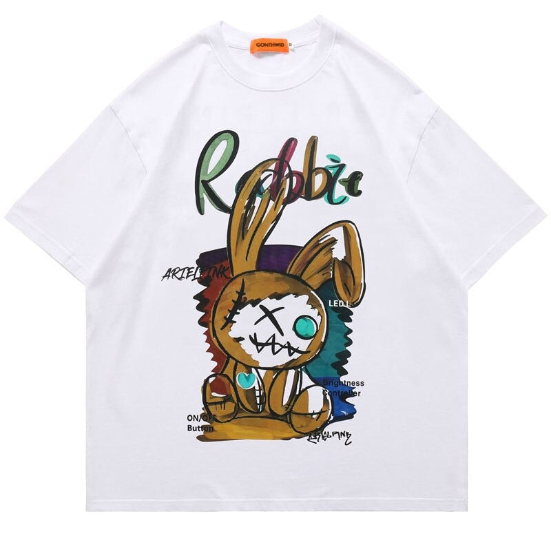 Street King Apparel "Bunny Run" Unisex Men Women Streetwear Graphic T-Shirt - Street King Apparel