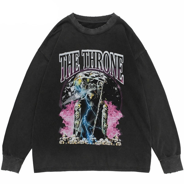 "The Throne" Unisex Men Women Streetwear Graphic Sweatshirt - Street King Apparel