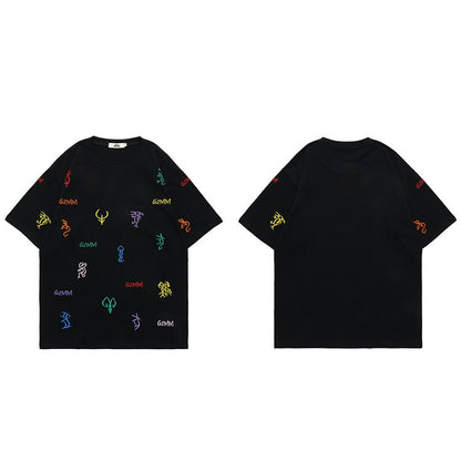 "Zodiac" Unisex Men Women Streetwear Graphic T-Shirt - Street King Apparel