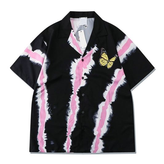 "Lights Out" Unisex Men Women Streetwear Button Shirt - Street King Apparel