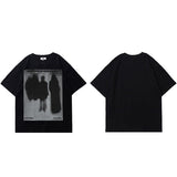 "Dark Ghost" Unisex Men Women Streetwear Graphic T-Shirt - Street King Apparel
