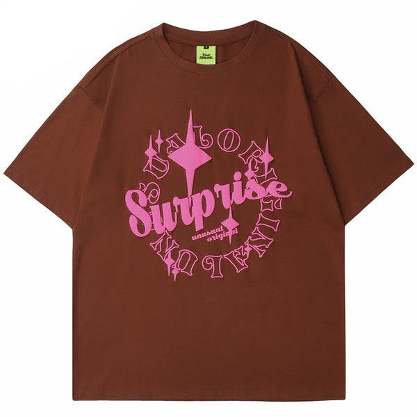"Surprise" Unisex Men Women Streetwear Graphic T-Shirt - Street King Apparel