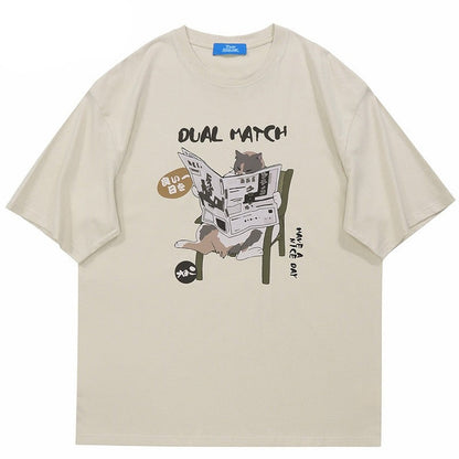 "Dual Match" Unisex Men Women Streetwear T-Shirt - Street King Apparel