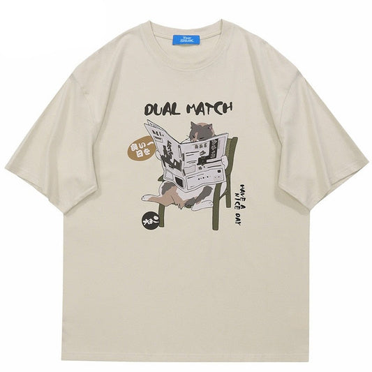 "Dual Match" Unisex Men Women Streetwear T-Shirt - Street King Apparel
