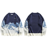 Street King Apparel "Blue Mountain" Unisex Men Women Streetwear Graphic Sweater - Street King Apparel