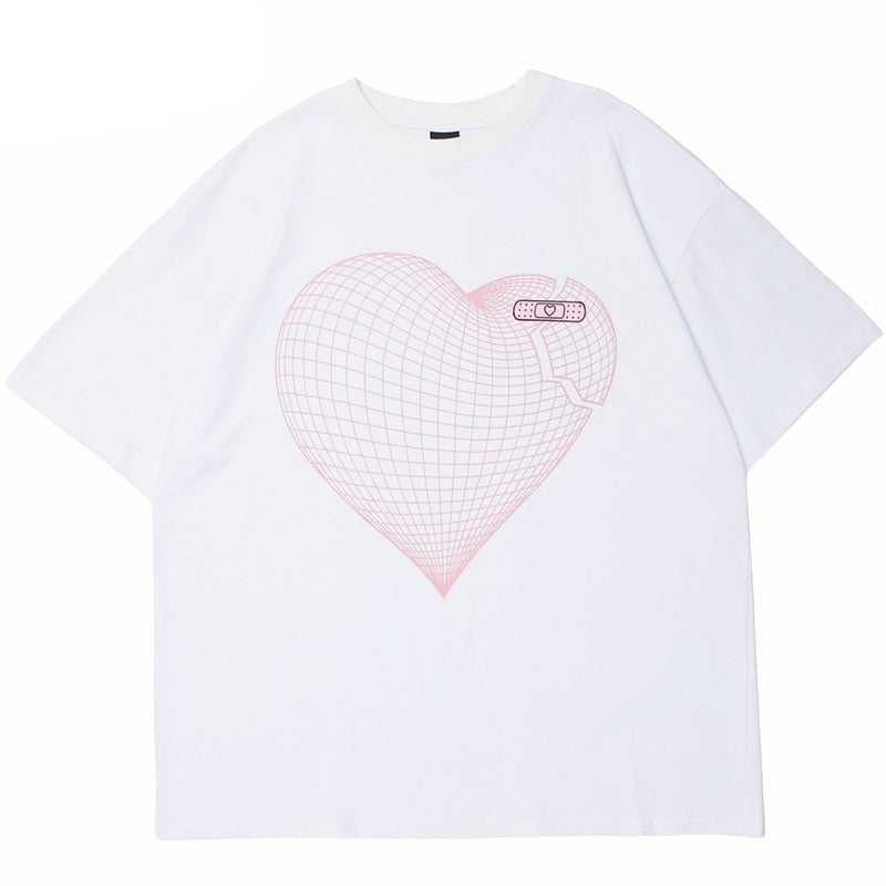 Street King Apparel "Broken Heart" Unisex Men Women Streetwear Graphic T-Shirt - Street King Apparel