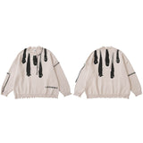 "Falling Ghost" Unisex Men Women Streetwear Graphic Sweater - Street King Apparel